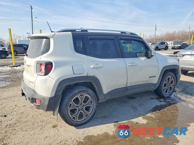 Trzecie zdjęcie samochodu z tyłu: 2018 JEEP RENEGADE LIMITED VIN:ZACCJBDBXJPG75979 - miniatura