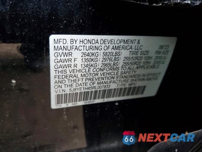 Zdjęcie 13 z 13 samochodu: 2024 ACURA MDX TECHNOLOGY VIN:5J8YE1H45RL007833 - miniatura