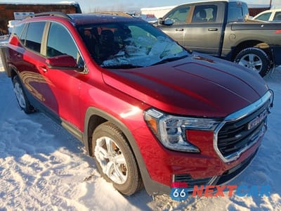 Czwarte zdjęcie samochodu z boku: 2022 GMC TERRAIN SLE VIN:3GKALTEV1NL198734 - miniatura