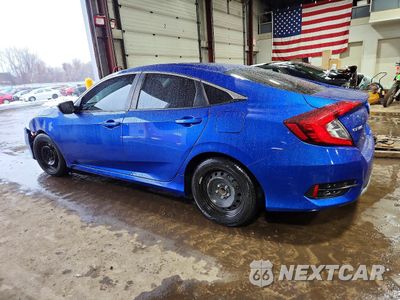 Drugie zdjęcie samochodu z przodu: 2019 HONDA CIVIC LX VIN:2HGFC2F61KH561915 - miniatura