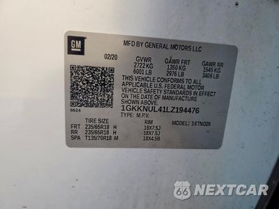 Zdjęcie 13 z 13 samochodu: 2020 GMC ACADIA SLT VIN:1GKKNUL41LZ194476 - miniatura
