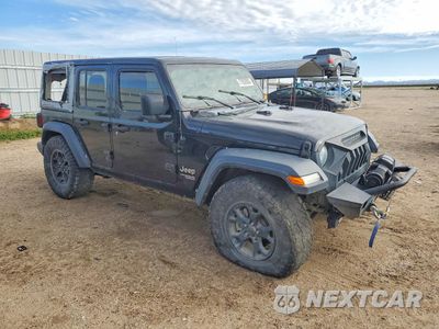 Czwarte zdjęcie samochodu z boku: 2018 JEEP WRANGLER UNLIMITED SPORT VIN:1C4HJXDN7JW293179 - miniatura
