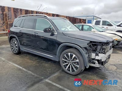 Czwarte zdjęcie samochodu z boku: 2021 MERCEDES-BENZ GLB 250 VIN:W1N4M4GB3MW153388 - miniatura