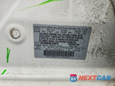 Zdjęcie 13 z 13 samochodu: 2020 NISSAN VERSA S VIN:3N1CN8DV9LL876076 - miniatura