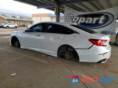 Drugie zdjęcie samochodu z przodu: 2019 HONDA ACCORD SPORT VIN:1HGCV1F36KA067416 - miniatura