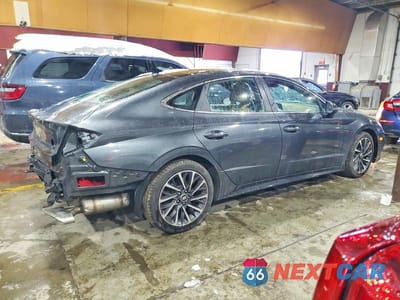 Trzecie zdjęcie samochodu z tyłu: 2023 HYUNDAI SONATA LIMITED VIN:KMHL34J28PA248024 - miniatura