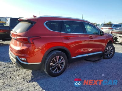 Trzecie zdjęcie samochodu z tyłu: 2020 HYUNDAI SANTA FE SEL VIN:5NMS33AD1LH262911 - miniatura
