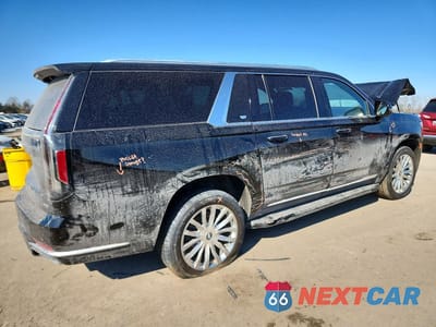 Trzecie zdjęcie samochodu z tyłu: 2022 CADILLAC ESCALADE ESV PREMIUM LUXURY VIN:1GYS4KKL7NR360542 - miniatura
