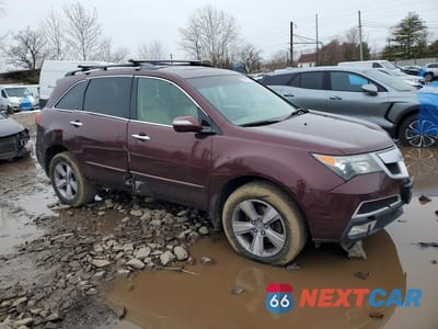 Czwarte zdjęcie samochodu z boku: 2013 ACURA MDX TECHNOLOGY VIN:2HNYD2H37DH505112 - miniatura