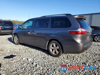 Drugie zdjęcie samochodu z przodu: 2018 TOYOTA SIENNA LE VIN:5TDKZ3DC8JS903838 - miniatura