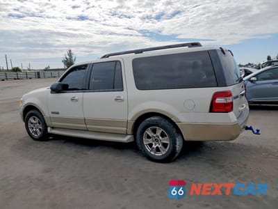 Drugie zdjęcie samochodu z przodu: 2008 FORD EXPEDITION EL EDDIE BAUER VIN:1FMFK18538LA78174 - miniatura