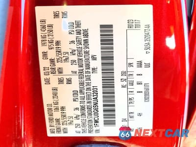 Zdjęcie 14 z 14 samochodu: 2022 FORD ESCAPE SE VIN:1FMCU0G65NUA32031 - miniatura