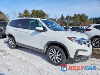 Czwarte zdjęcie samochodu z boku: 2022 HONDA PILOT EXL VIN:5FNYF6H51NB083323 - miniatura