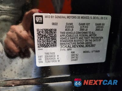 Zdjęcie 12 z 12 samochodu: 2022 GMC TERRAIN DENALI VIN:3GKALXEVXNL305397 - miniatura