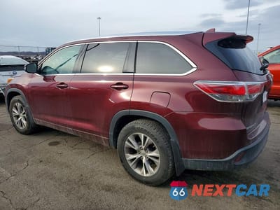 Drugie zdjęcie samochodu z przodu: 2015 TOYOTA HIGHLANDER XLE VIN:5TDJKRFH3FS169127 - miniatura