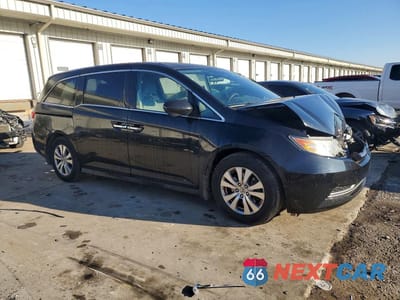 Czwarte zdjęcie samochodu z boku: 2014 HONDA ODYSSEY EX VIN:5FNRL5H47EB025778 - miniatura