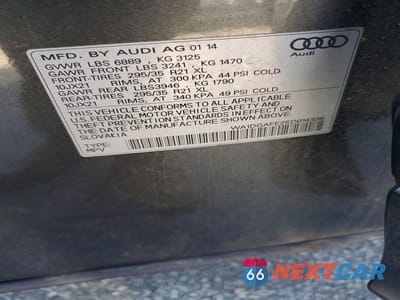 Zdjęcie 13 z 13 samochodu: 2014 AUDI Q7 PRESTIGE VIN:WA1DGAFE2ED014336 - miniatura