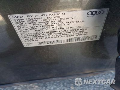 Zdjęcie 13 z 13 samochodu: 2014 AUDI Q7 PRESTIGE VIN:WA1DGAFE2ED014336 - miniatura
