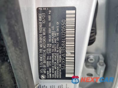 Zdjęcie 13 z 14 samochodu: 2004 BMW X5 3.0I VIN:5UXFA13584LU20550 - miniatura