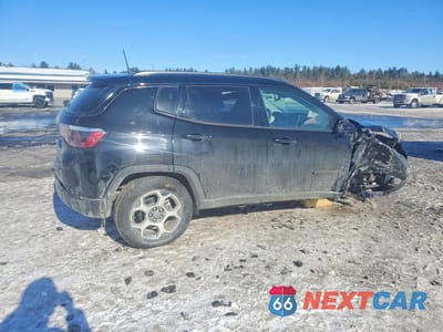 Trzecie zdjęcie samochodu z tyłu: 2022 JEEP COMPASS TRAILHAWK VIN:3C4NJDDB7NT193215 - miniatura