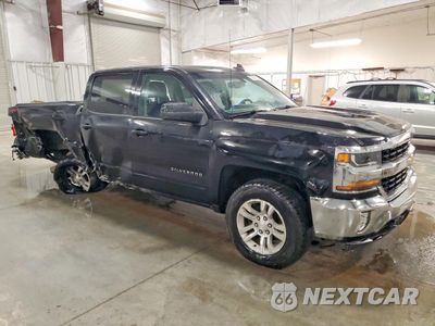 Czwarte zdjęcie samochodu z boku: 2018 CHEVROLET SILVERADO K1500 LT VIN:3GCUKREC7JG378512 - miniatura