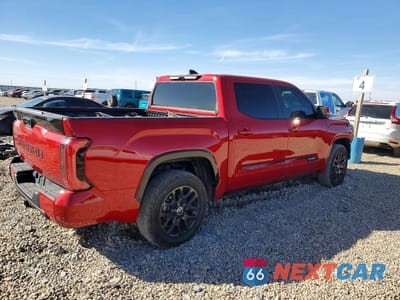 Trzecie zdjęcie samochodu z tyłu: 2024 TOYOTA TUNDRA PLATINUM HV VIN:5TFNC5DB9RX057436 - miniatura