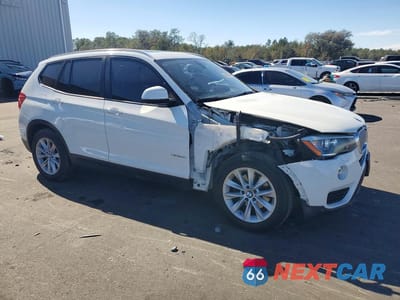 Czwarte zdjęcie samochodu z boku: 2016 BMW X3 XDRIVE28I VIN:5UXWX9C57G0D86736 - miniatura