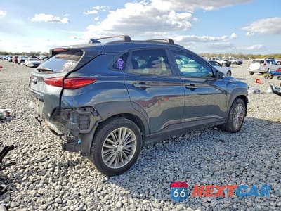 Trzecie zdjęcie samochodu z tyłu: 2019 HYUNDAI KONA SEL VIN:KM8K62AA0KU368115 - miniatura