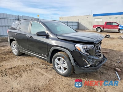 Czwarte zdjęcie samochodu z boku: 2021 GMC TERRAIN SLE VIN:3GKALTEV7ML385183 - miniatura