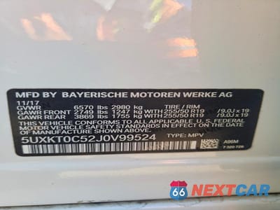 Zdjęcie 12 z 12 samochodu: 2018 BMW X5 XDR40E VIN:5UXKT0C52J0V99524 - miniatura