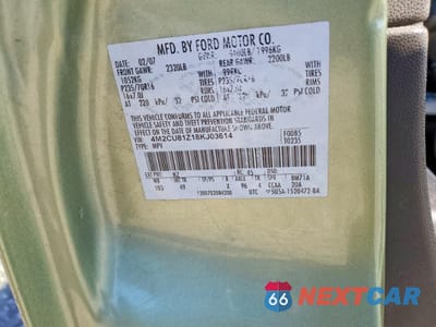 Zdjęcie 13 z 14 samochodu: 2008 MERCURY MARINER VIN:4M2CU81Z18KJ03614 - miniatura