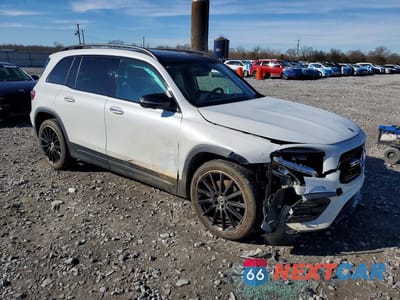 Czwarte zdjęcie samochodu z boku: 2023 MERCEDES-BENZ GLB 250 4MATIC VIN:W1N4M4HB0PW281168 - miniatura