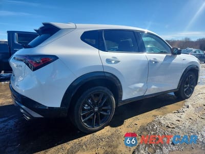 Trzecie zdjęcie samochodu z tyłu: 2025 ACURA ADX A-SPEC ADVANCE VIN:3HDSA2H75SM715714 - miniatura