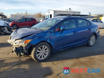 2012 HONDA CIVIC EXL 2HGFB2F93CH567259 - główne zdjęcie licytacji z USA - miniatura