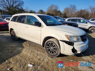 Czwarte zdjęcie samochodu z boku: 2017 DODGE JOURNEY SE VIN:3C4PDCAB9HT598690 - miniatura