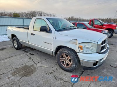 Czwarte zdjęcie samochodu z boku: 2007 DODGE RAM 1500 ST VIN:1D7HA16P67J580052 - miniatura