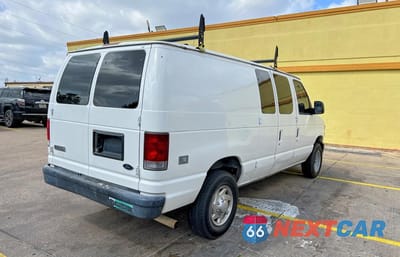 Czwarte zdjęcie samochodu z boku: 2010 FORD ECONOLINE WHITE VIN:1FTNE2EL4ADA60332 - miniatura