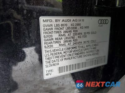 Zdjęcie 13 z 13 samochodu: 2017 AUDI Q7 PREMIUM PLUS VIN:WA1LAAF74HD013398 - miniatura