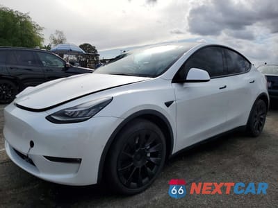 2021 TESLA MODEL Y 5YJYGDEEXMF198698 - główne zdjęcie licytacji z USA - miniatura