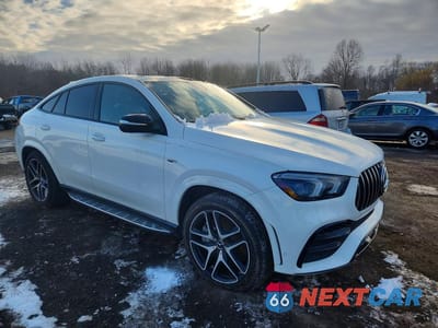 Czwarte zdjęcie samochodu z boku: 2021 MERCEDES-BENZ GLE COUPE AMG 53 4MATIC VIN:4JGFD6BBXMA531640 - miniatura