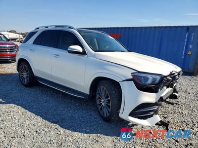 Czwarte zdjęcie samochodu z boku: 2021 MERCEDES-BENZ GLE 450 4MATIC VIN:4JGFB5KB6MA476958 - miniatura