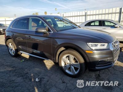 Czwarte zdjęcie samochodu z boku: 2018 AUDI Q5 PREMIUM PLUS VIN:WA1BNAFY1J2055019 - miniatura