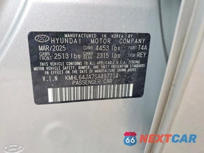 Zdjęcie 13 z 13 samochodu: 2025 HYUNDAI SONATA SEL VIN:KMHL64JA7SA497714 - miniatura