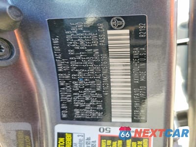Zdjęcie 13 z 13 samochodu: 2022 TOYOTA CAMRY LE VIN:4T1C31AK7NU576190 - miniatura