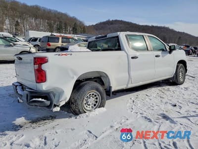 Trzecie zdjęcie samochodu z tyłu: 2024 CHEVROLET SILVERADO 1500 SILVERADO 4WD V8 CRE VIN:1GCUDAED5RZ183704 - miniatura