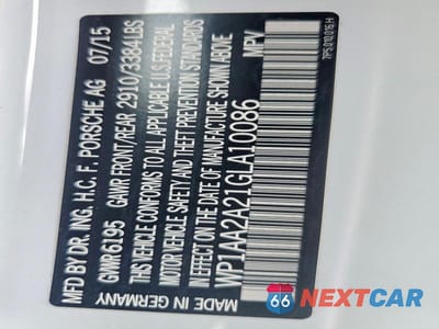 Zdjęcie 13 z 13 samochodu: 2016 PORSCHE CAYENNE VIN:WP1AA2A21GLA10086 - miniatura