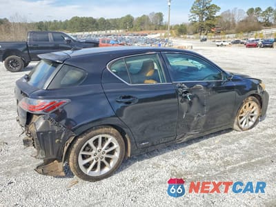 Trzecie zdjęcie samochodu z tyłu: 2012 LEXUS CT 200H PREMIUM VIN:JTHKD5BH5C2117366 - miniatura