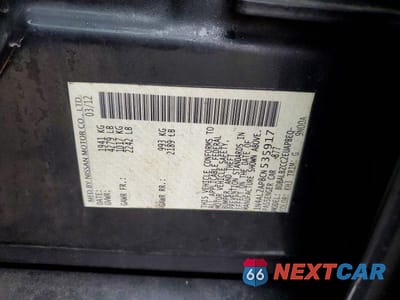 Zdjęcie 12 z 12 samochodu: 2012 NISSAN ALTIMA BASE VIN:1N4AL2AP8CN535917 - miniatura