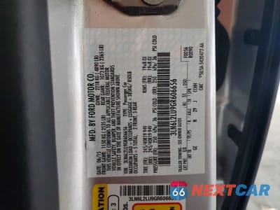 Zdjęcie 12 z 12 samochodu: 2016 LINCOLN MKZ HYBRID VIN:3LN6L2LU9GR606656 - miniatura