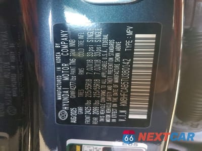 Zdjęcie 14 z 14 samochodu: 2026 HYUNDAI KONA SEL SPORT VIN:KM8HFCAB5TU380142 - miniatura